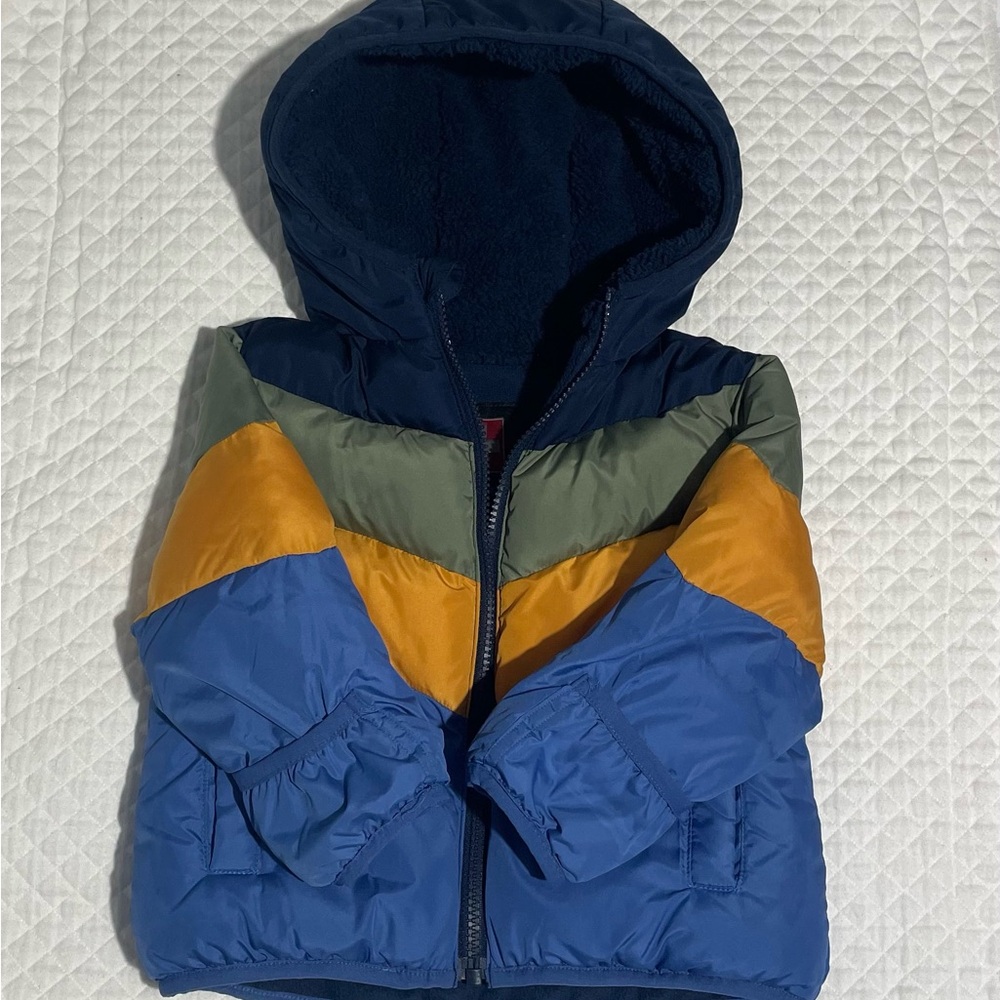 Swiss Tech Toddler Boys Bubble Puffer Jacket Size 18 Months
